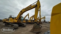 Used Excavator in yard